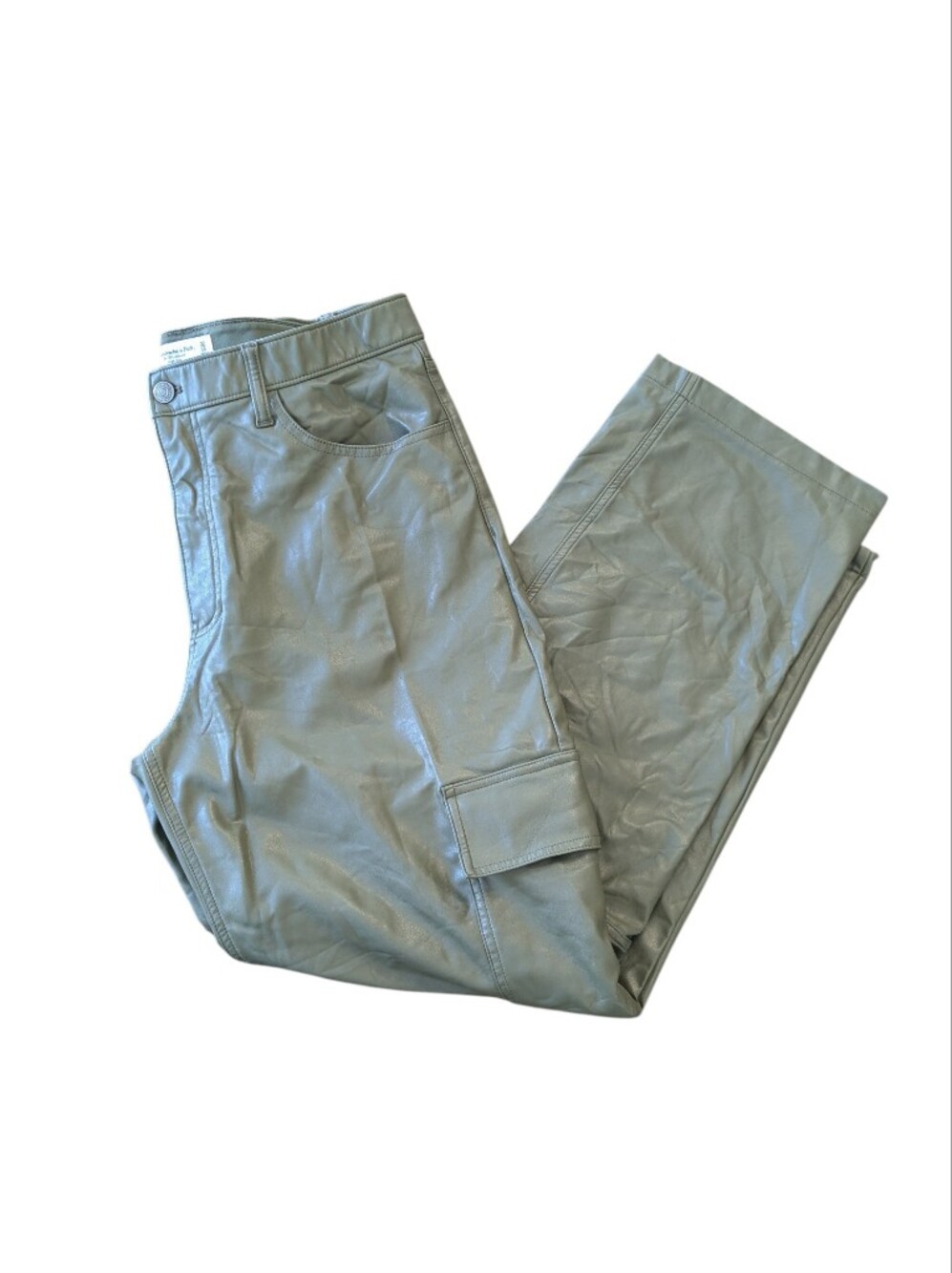 Abercrombie & Fitch The '90s Relaxed High Rise Olive Cargo Pants